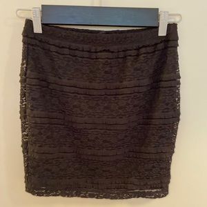 Forever 21 Lace Mini Skirt